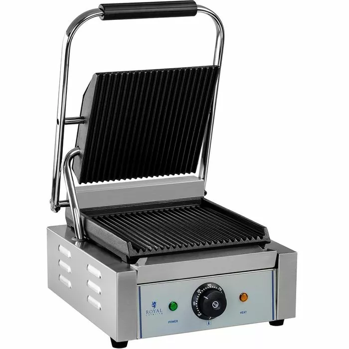 Royal-Catering Elektrogrill RCCG-1800G, 1800 Watt, Kontaktgrill, Grillplatten Gerillt 1 Royal-Catering Elektrogrill RCCG-1800G, 1800 Watt, Kontaktgrill, Grillplatten Gerillt