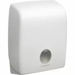 Kimberly Clark Kimberly-Clark Handtuchspender Aquarius, 6954, Kunststoff, Für 400 Falthandtücher Mit C-Falz Weiß