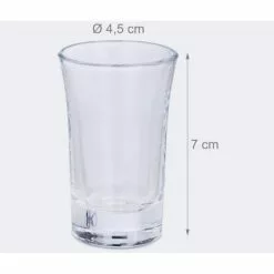 Relaxdays Schnapsgläser 10023423 4cl, Glas, 12 Stück -Tischlampen Verkäufe e806232c6e8157f287d5dd99e04bcb6d08668255 schnapsglaeser relaxdays 10023423 4cl