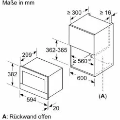 Bosch Mikrowelle BFL634GW1, 900 W, Einbaumikrowelle, Garraum 21L, Weiß -Tischlampen Verkäufe e8aac7e3f537060b92de5b15530ead576918c0f9 mikrowelle bosch bfl634gw1