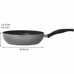 STONELINE Pfanne 7355, Schmorpfanne Ø 24cm, Aluminium, Antihaftbeschichtet, Induktionsgeeignet -Tischlampen Verkäufe eae95660225a9e829c1a91cbb24b061438928efb pfanne stoneline 7355 schmorpfanne durchschnitt 24cm