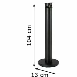 Böttcher-AG Aschenbecher 1127350, Standascher Aus Stahl, 0,6 Liter, Schwarz -Tischlampen Verkäufe ec3952656f71ab4c47728b53279a4466f220a683 aschenbecher boettcher ag 1127350
