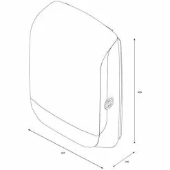Katrin Handtuchspender Inclusive M, 92063, Kunststoff, Für 600 Falthandtücher, Schwarz -Tischlampen Verkäufe ee12a6a84f8ca22a9cea1ebfaa9743bd0218ea20 handtuchspender katrin inclusive m 92063