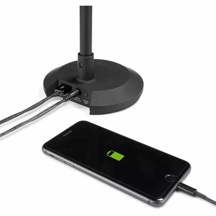 Gravity Schreibtischlampe PLT 2B LED, Dimmbar, USB, Standfuß, Schwarz 3 Gravity Schreibtischlampe PLT 2B LED, Dimmbar, USB, Standfuß, Schwarz – Bild 3