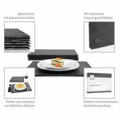 Sänger Schieferplatten 204320, 40 X 30cm, Servierplatten, Set, 6 Stück -Tischlampen Verkäufe f0826f6a0f3b2bf5a41cca107a4c9ea3de243c9e schieferplatten saenger 204320 40 x 30cm