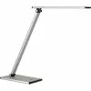 Unilux Schreibtischlampe Terra LED, Dimmbar, Silber, Mit Standfuß