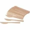 Gräwe Einwegbesteck 220.11, Bambus, Messer, 16,5cm, 25 Stück