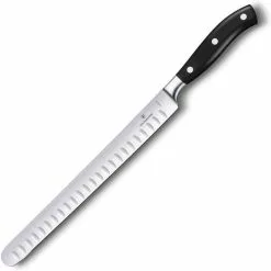 Victorinox Schinkenmesser Grand Maitre 7.7223.26G, 26cm Klinge, Edelstahl, Kullenschliff