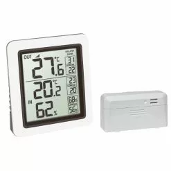 TFA Thermometer Info 30.3065.02 Innen/außen, Digital, Mit Hygrometer, Inkl. Funk-Sensor