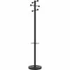 Unilux Garderobenständer Access 400095391, Mit 6 Haken, 175 X 34cm (HxØ), Metall, Schwarz