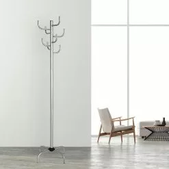 Haku-Möbel Garderobenständer 43110, Mit 8 Haken, Metall, Silber -Tischlampen Verkäufe f9ea5455cfae26c03528a3c88f2e8ad1935a9f49 garderobenstaender haku moebel 43110