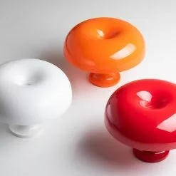 Artemide Nessino Table Lamp Special Edition, Red -Tischlampen Verkäufe artemide nessino tischlampe 4