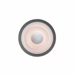 Belid Diablo Wall Lamp Ø30 Cm, Grey/Glossy Black