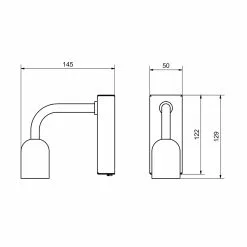 Belid Regal Wall Lamp 1, Matt Black -Tischlampen Verkäufe belid regal wall lamp matt black 5