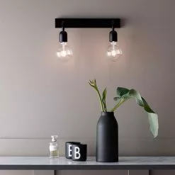 Belid Regal Wall Lamp 2, Matt Black -Tischlampen Verkäufe belid regal wall lamp matt black 8