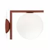 Flos IC Lights C/W1 Wall/Ceiling Lamp, Burgundy Red