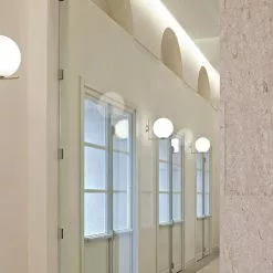 Flos IC Lights C/W1 Wall/Ceiling Lamp, Burgundy Red -Tischlampen Verkäufe flos ic lights c w1 decken wandleuchte chrom 4