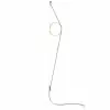 Flos Wirering Wall Lamp, Grey Cable/Gold Ring