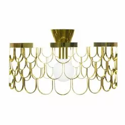 Globen Lighting Gatsby Ceiling Lamp, Brass