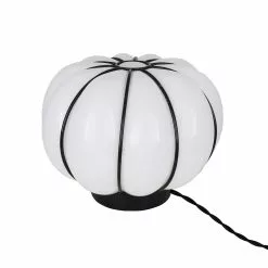 Globen Lighting Mayflower Table Lamp, White/Black