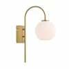 Herstal Ballon Wall Lamp, Matt Brass