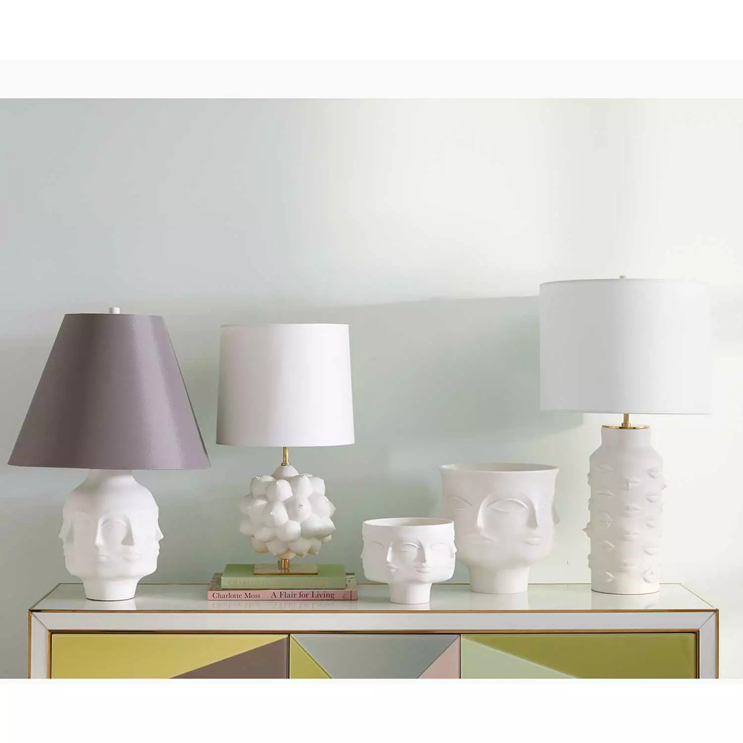 Jonathan Adler Georgia Table Lamp, White 3 Jonathan Adler Georgia Table Lamp, White – Bild 3