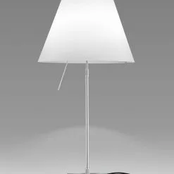 Luceplan Costanza Table Lamp, Aluminum/White -Tischlampen Verkäufe luceplan costanza table lamp 7