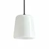 New Works Material Pendant Lamp,  The New Edition,  Black / Opal White