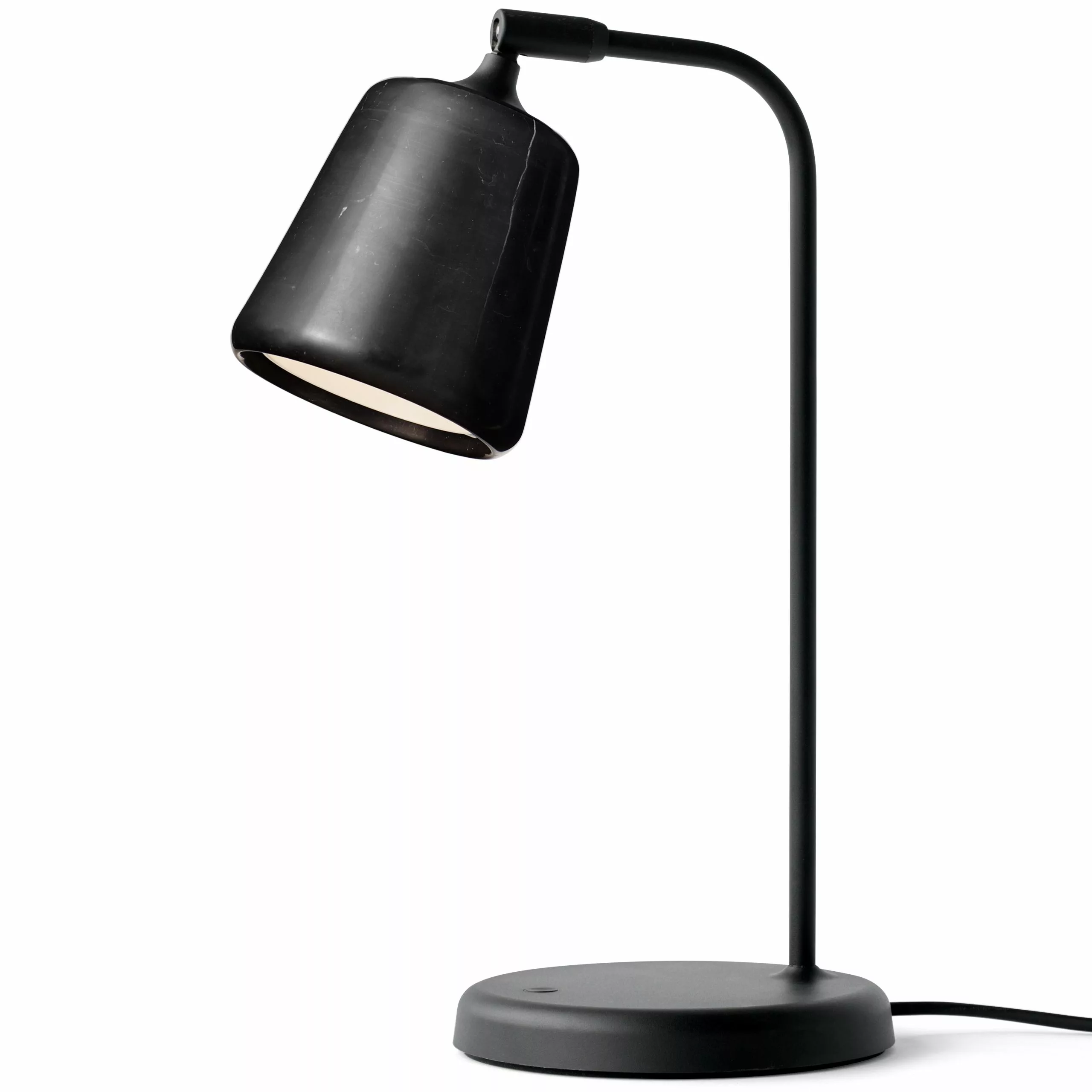 New Works Material Table Lamp, Black Marble 1 New Works Material Table Lamp, Black Marble