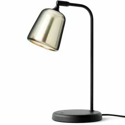 New Works Material Table Lamp, Yellow Steel