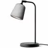 New Works Material Table Lamp, Light Gray Concrete