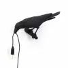 Seletti Bird Lamp Looking, Schwarz