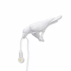 Seletti Bird Lamp Looking, Weiß