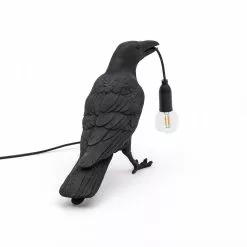 Seletti Bird Lamp Waiting, Schwarz -Tischlampen Verkäufe seletti bird lamp waiting schwarz 2