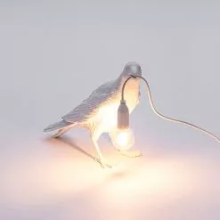 Seletti Bird Lamp Waiting, Weiß -Tischlampen Verkäufe seletti bird lamp waiting wei 4