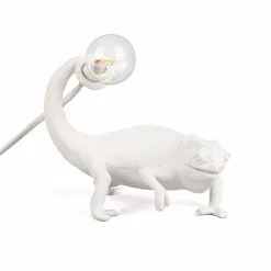 Seletti Chameleon Lamp Still Tischlampe, Weiß