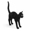 Seletti Jobby The Cat Lamp, Schwarz