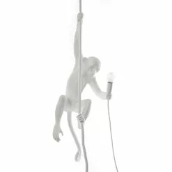 Seletti Monkey Lamp Mit Schnur, Weiß