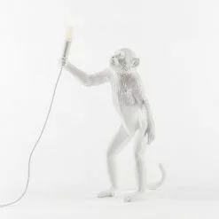 Seletti Monkey Lamp Stehend, Weiß -Tischlampen Verkäufe seletti monkey lamp stehend wei 3