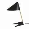 Warm Nordic Ambience Table Lamp, Black Noir/Brass
