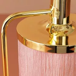 Warm Nordic Fringe Floor Lamp, Pale Pink -Tischlampen Verkäufe warm nordic fringe floor lamp 8