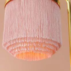 Warm Nordic Fringe Floor Lamp, Pale Pink -Tischlampen Verkäufe warm nordic fringe floor lamp 9