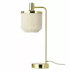 Warm Nordic Fringe Table Lamp