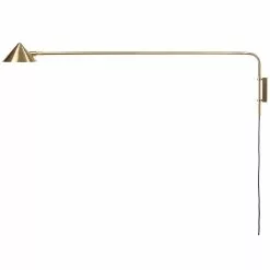 Watt & Veke Kelly Long Wall Lamp, Gold