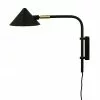 Watt & Veke Kelly Short Wall Lamp, Black