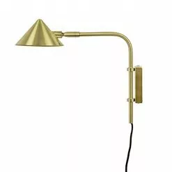 Watt & Veke Kelly Short Wall Lamp, Gold